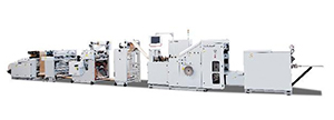 ماكينة تصنيع أكياس ورقية بقاعدة مربعة، SBH150B+DC01+TM01